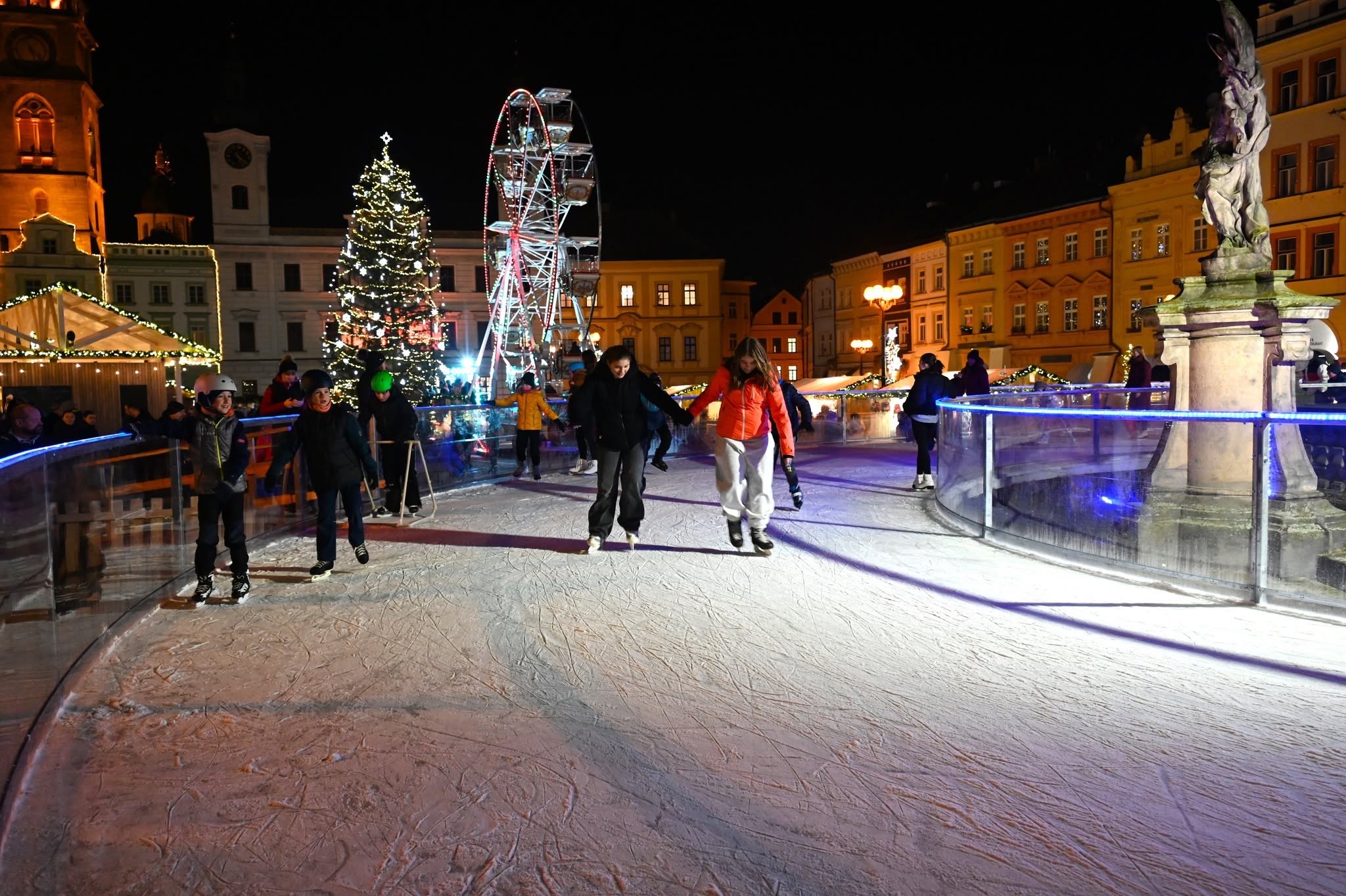 Vánoční kluziště Hradec Králové